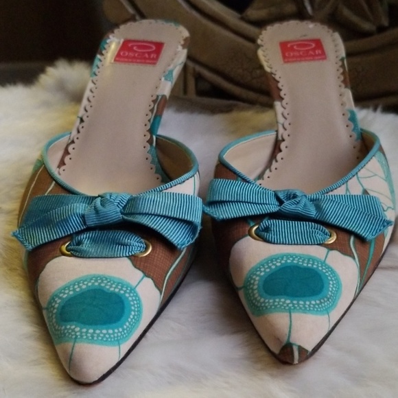 βHPπ¦Oscar de la Renta Mules - Picture 5 of 8